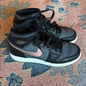 Black Nike High-Top Sneakers